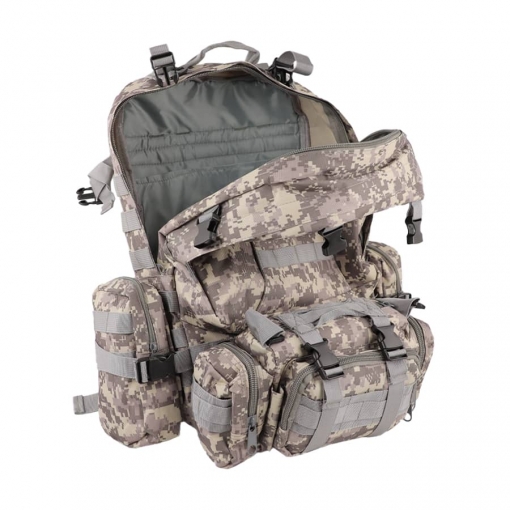 Рюкзак тактический Fortress AOKALI с напоясной сумкой и 2 подсумками, 40 л 22
