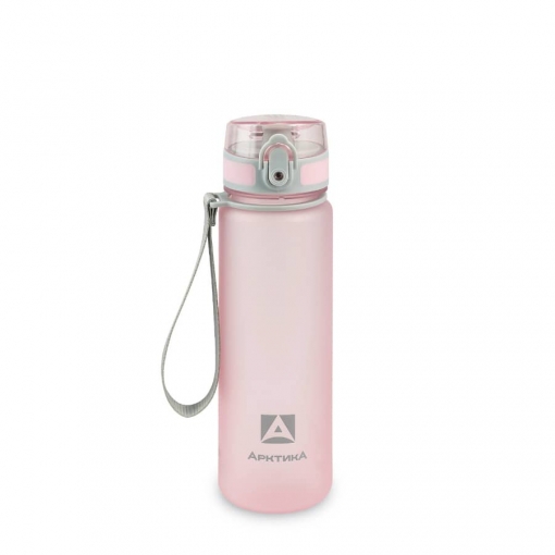 Бутылка питьевая Арктика 500 мл, матовая розовый цвет