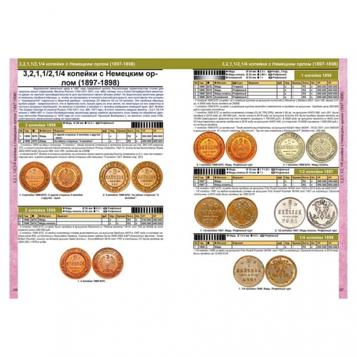 Каталог монет Императорской России 1682-1917 гг. CoinsMoscow с ценами (5-е, новое издание 2021 г.) 3