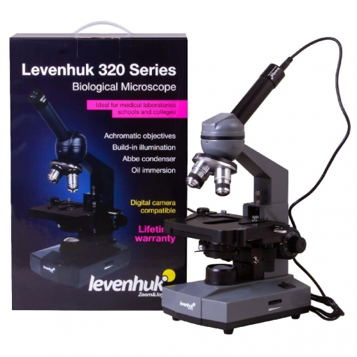 Микроскоп цифровой Levenhuk D320L Base, 3 Мпикс, монокулярный 19