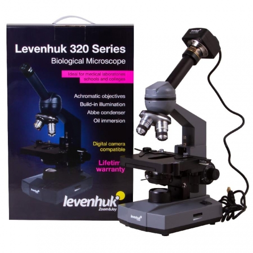Микроскоп цифровой Levenhuk D320L Plus, 3,1 Мпикс, монокулярный 19