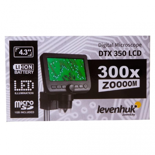 Микроскоп цифровой Levenhuk DTX 350 LCD 18