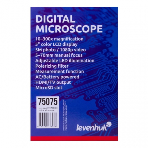 Микроскоп цифровой Levenhuk DTX 700 LCD 23