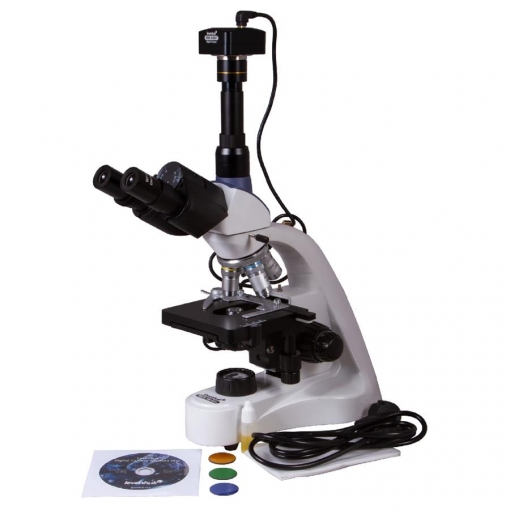 Микроскоп цифровой Levenhuk MED D10T, тринокулярный 1