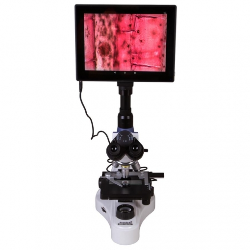 Микроскоп цифровой Levenhuk MED D10T LCD, тринокулярный 3