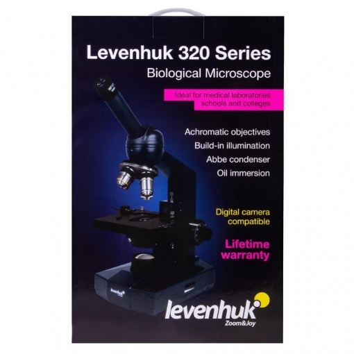 Микроскоп Levenhuk 320 Base, монокулярный 18