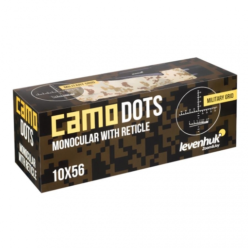 Монокуляр Levenhuk Camo Dots 10x56 с сеткой 12