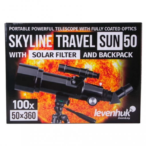 Телескоп Levenhuk Skyline Travel Sun 50 15