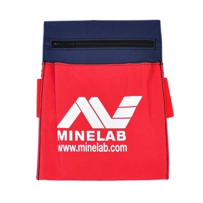 Сумка кладоискателя для находок Minelab (Красная)