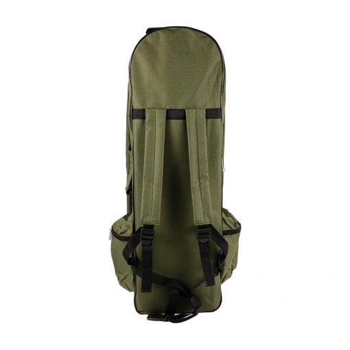 Рюкзак для металлоискателя расцветка зеленый хаки вид сзади